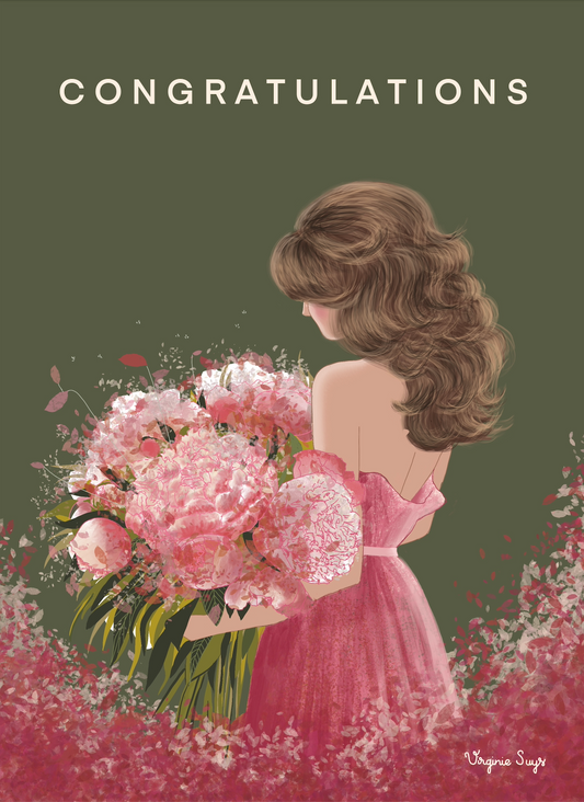 WK2502 - Congratulations - flower girl